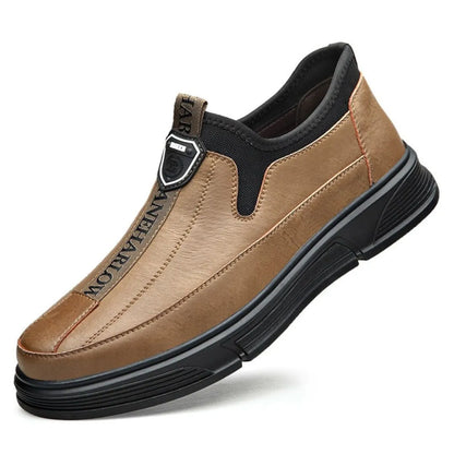 Callen ModFlex Sneakers Leather Look Slip On Comfortable Everyday Wear With Sculpted Outsole