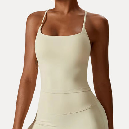 Camilla Sleek Fit Cross-Back Tank