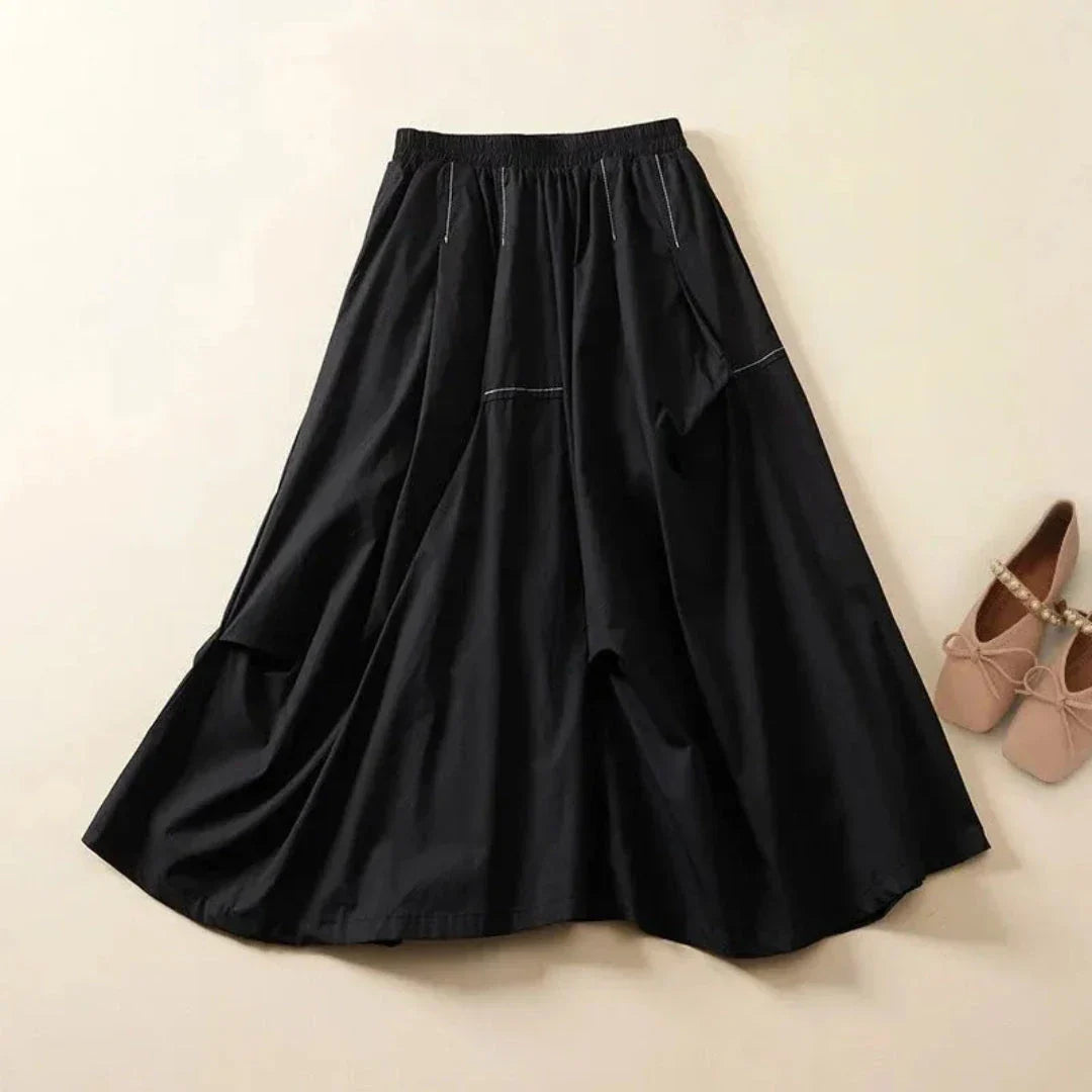 Carol Flowy A-Line Maxi Skirt