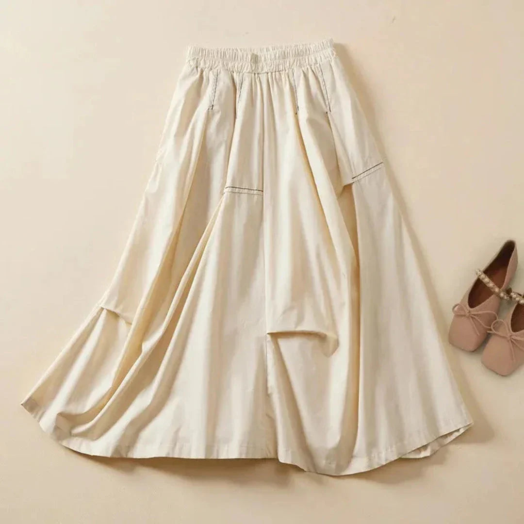 Carol Flowy A-Line Maxi Skirt