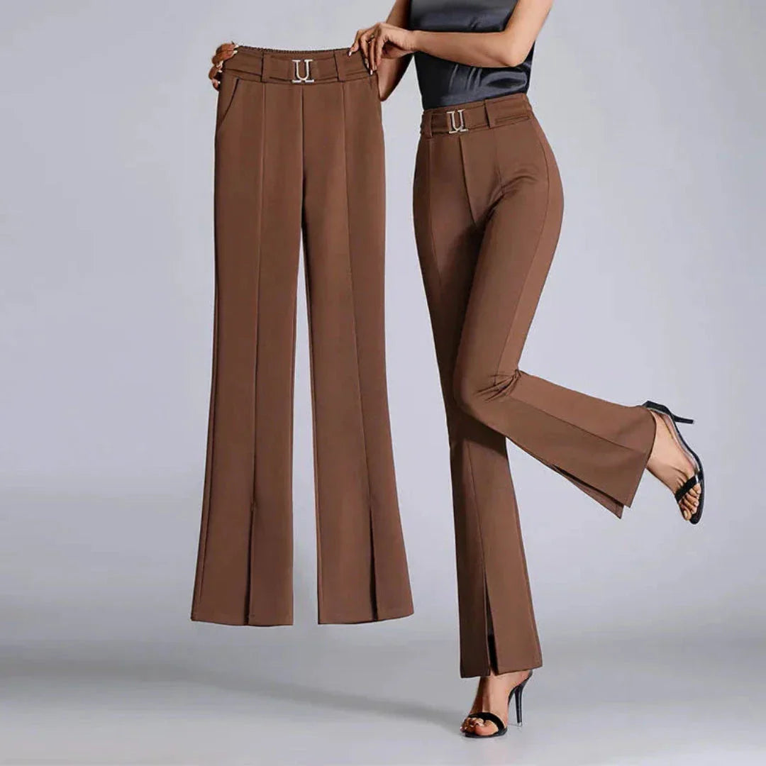 Celeste High-Waist Flared Trousers
