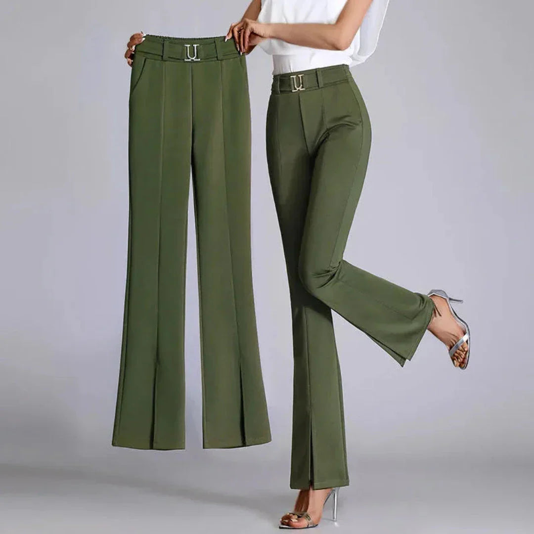 Celeste High-Waist Flared Trousers