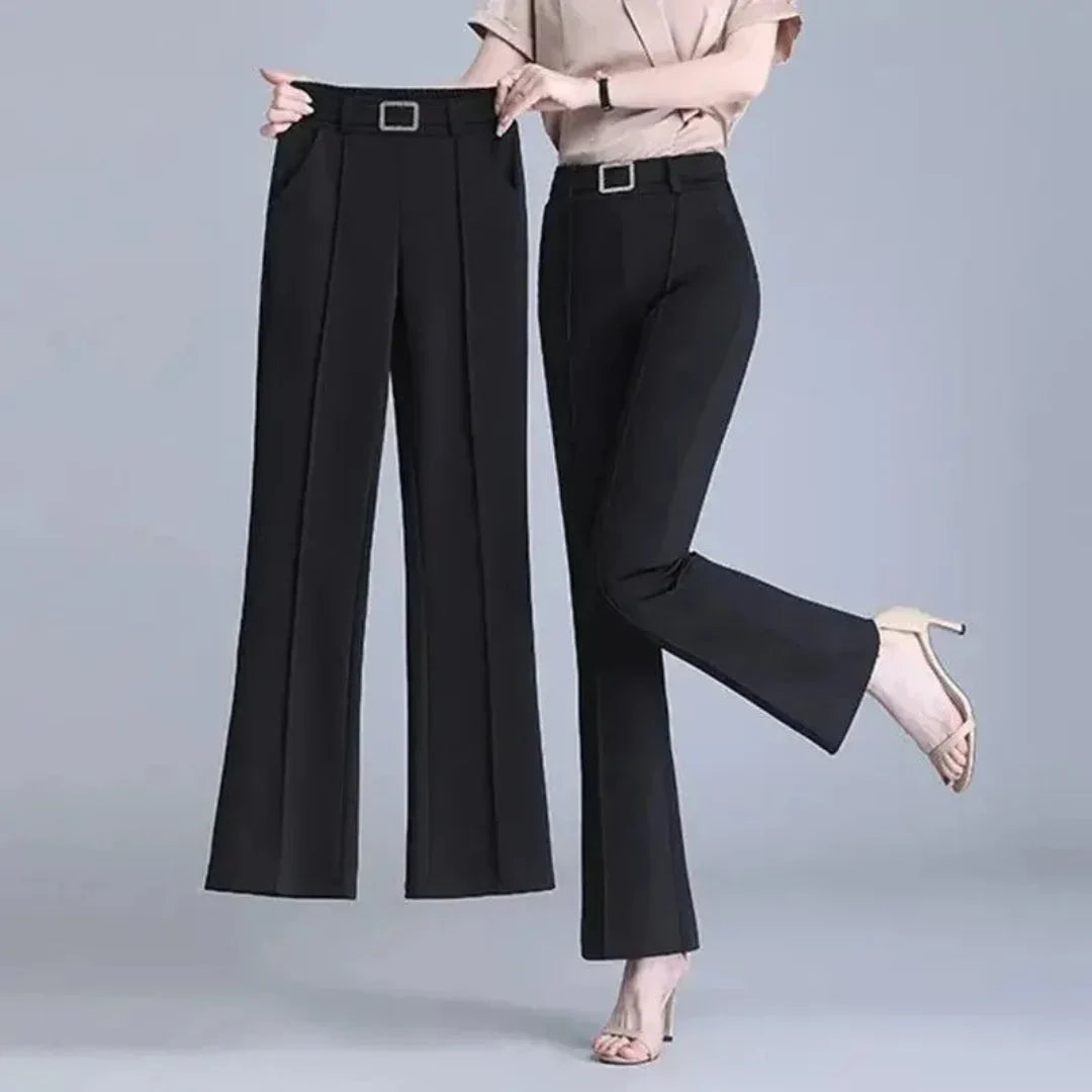 Celeste High-Waist Flared Trousers