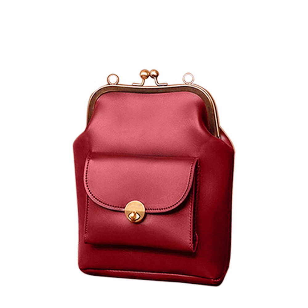 TrendAura Diana - Vegan Leather Structured Handbag - Timeless Elegance With Secure Clasp Closure