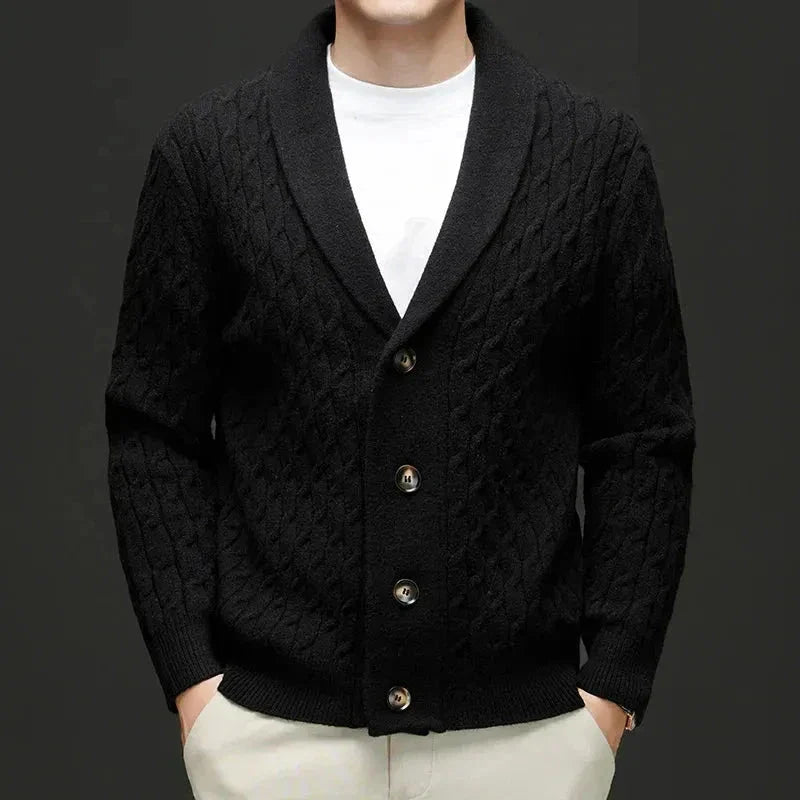 Chase Shawl Wool Cardigan