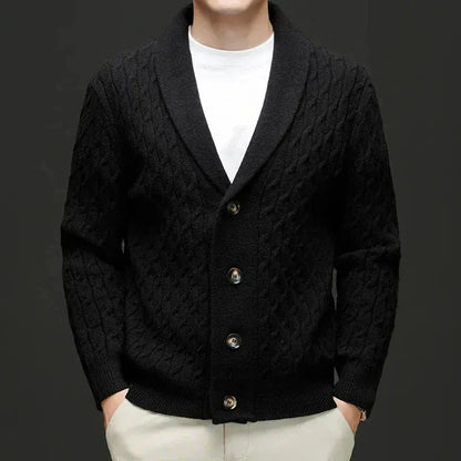 Chase Shawl Wool Cardigan