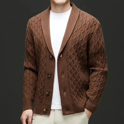 Chase Shawl Wool Cardigan