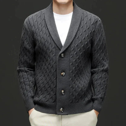 Chase Shawl Wool Cardigan