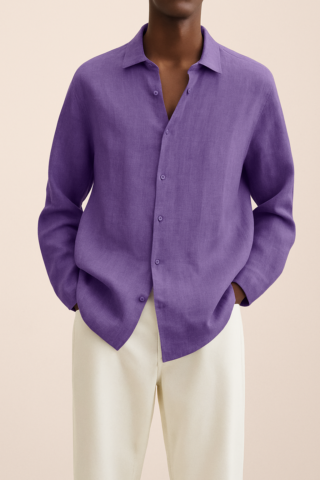 Albert Linen Shirt For Men Comfortable Everyday Wear Premium High Quality Durable