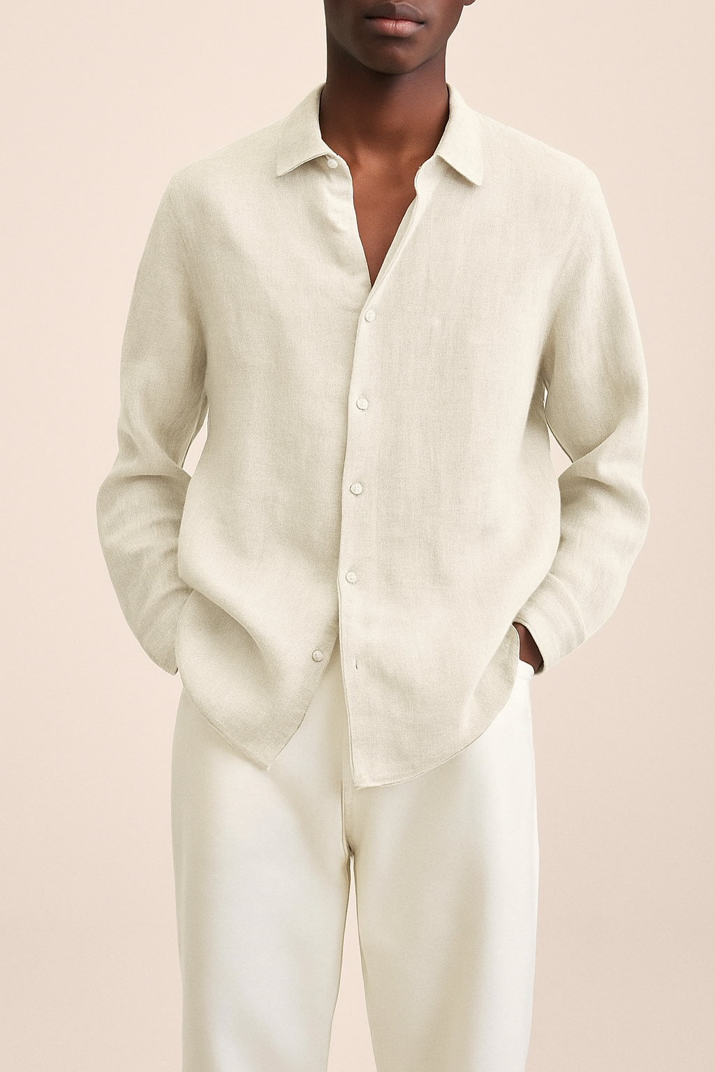 Albert Linen Shirt For Men Comfortable Everyday Wear Premium High Quality Durable