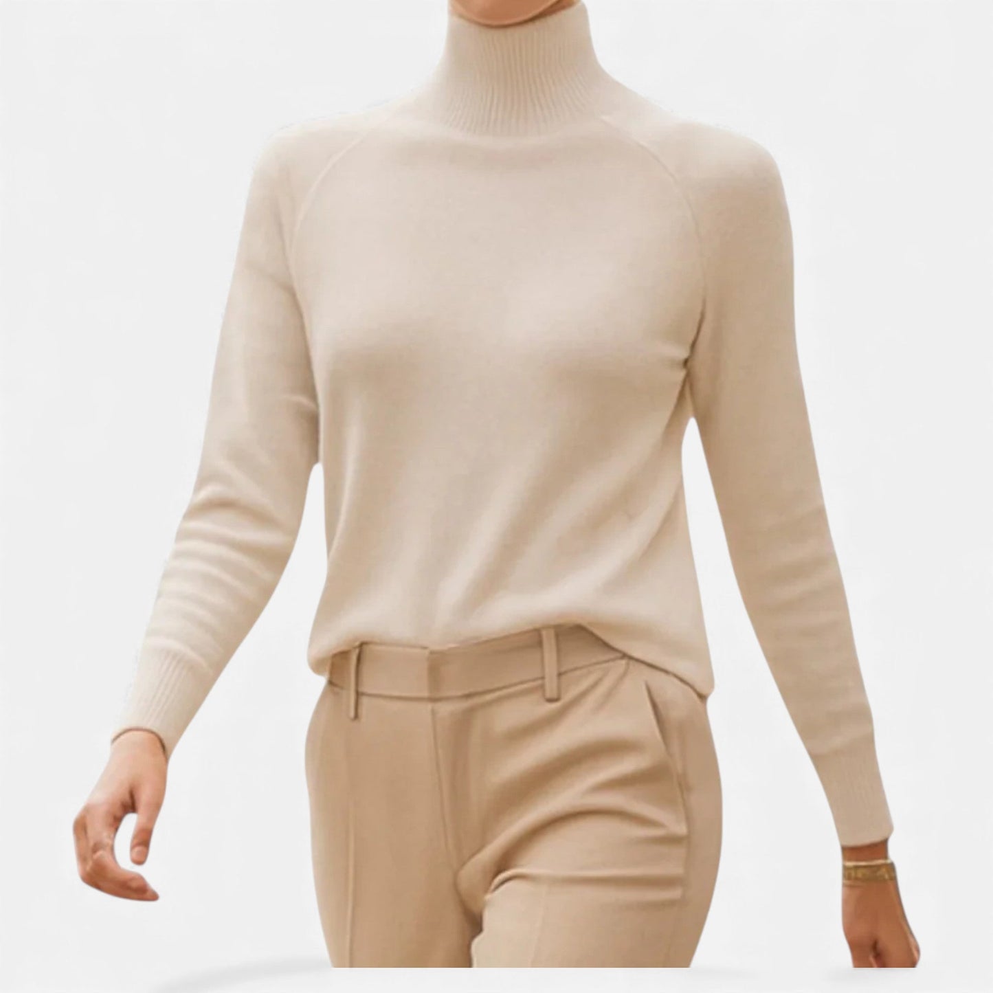 Ancient World | Elegant Women's Wool Turtleneck Sweater