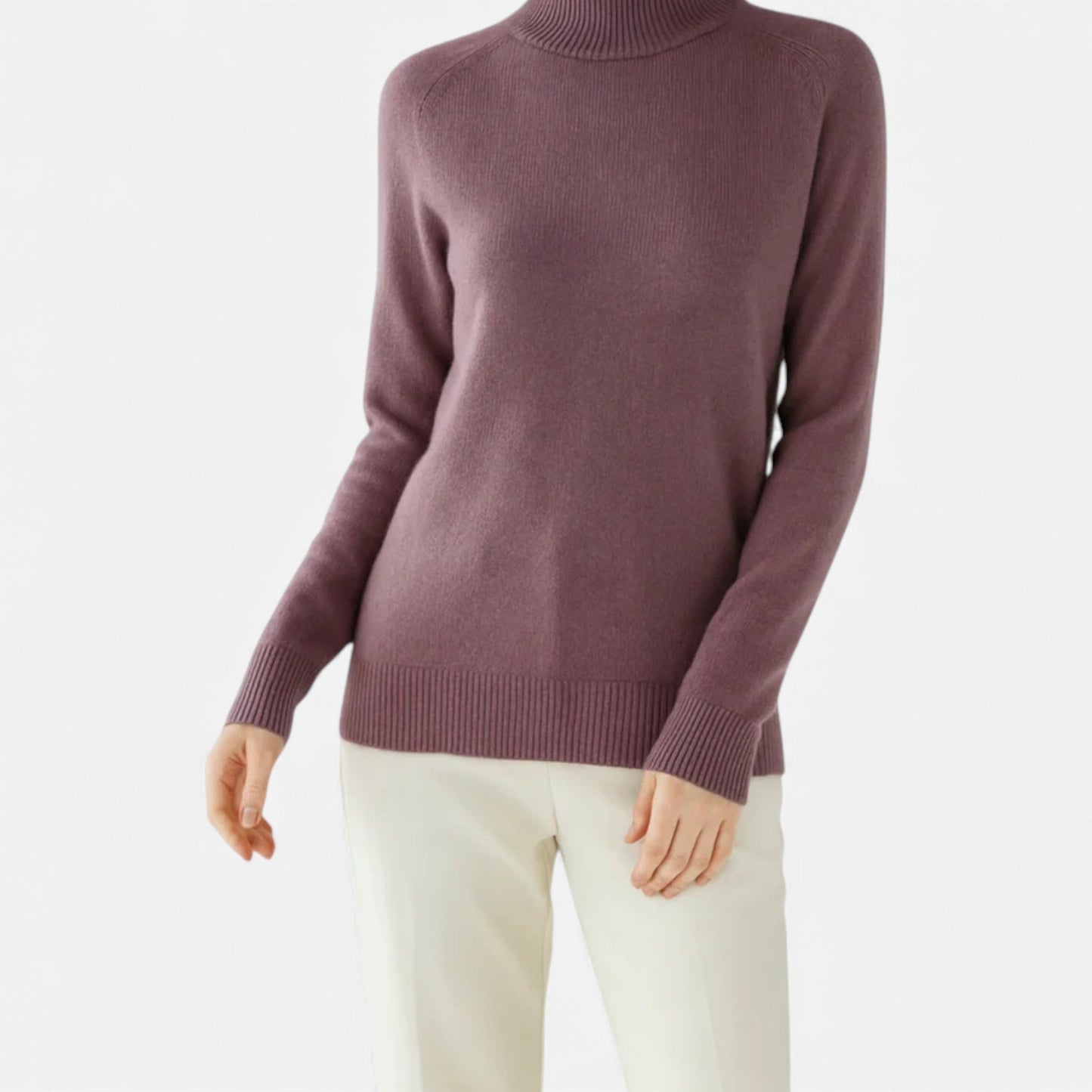 Ancient World | Elegant Women's Wool Turtleneck Sweater