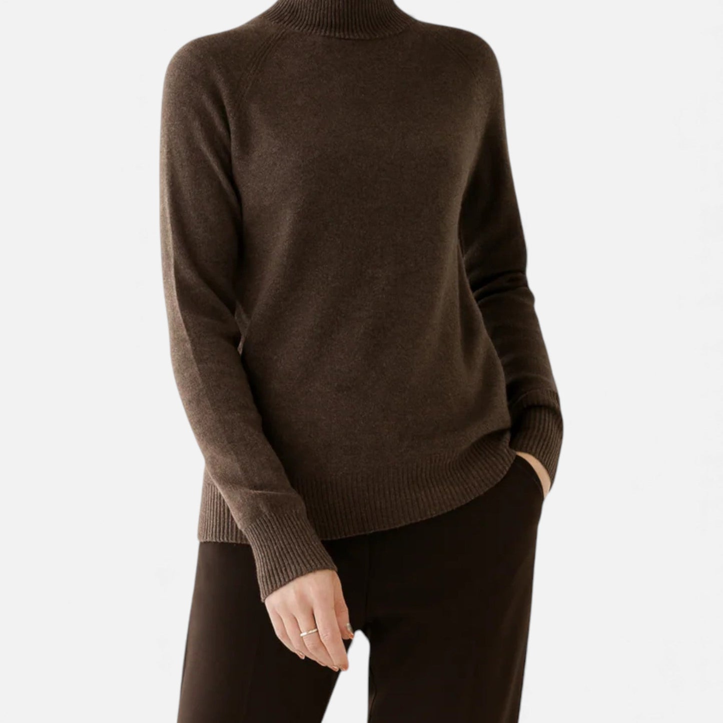 Ancient World | Elegant Women's Wool Turtleneck Sweater