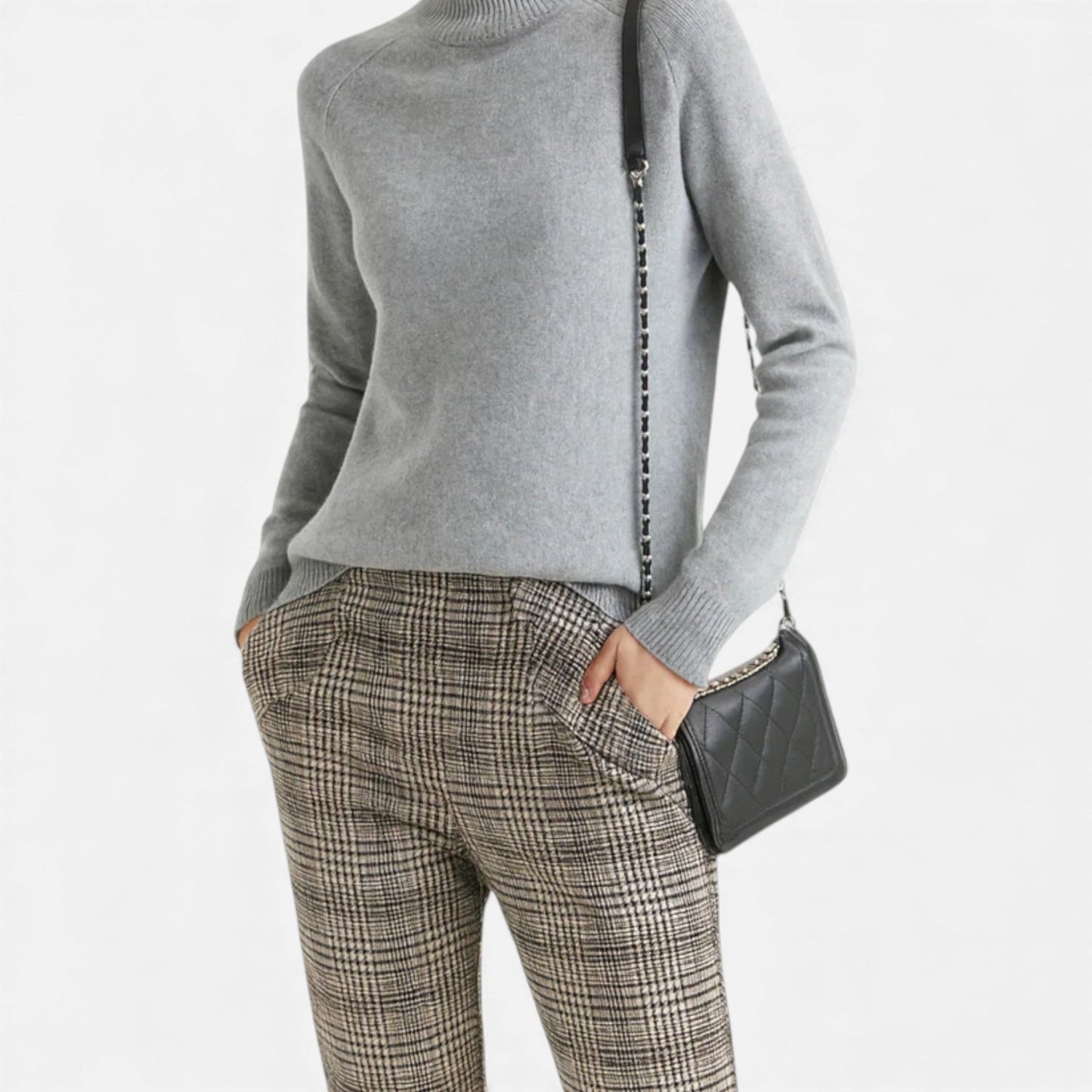 Ancient World | Elegant Women's Wool Turtleneck Sweater