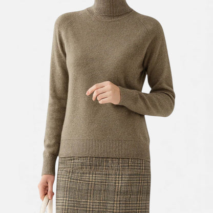 Ancient World | Elegant Women's Wool Turtleneck Sweater