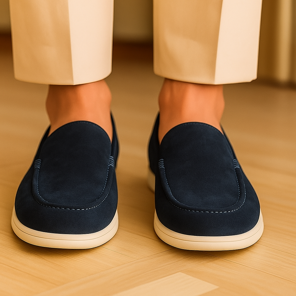 Men's Slip On Loafers Flat Versatile Comfort For Everyday Wear Effortless Style All Day Comfort
