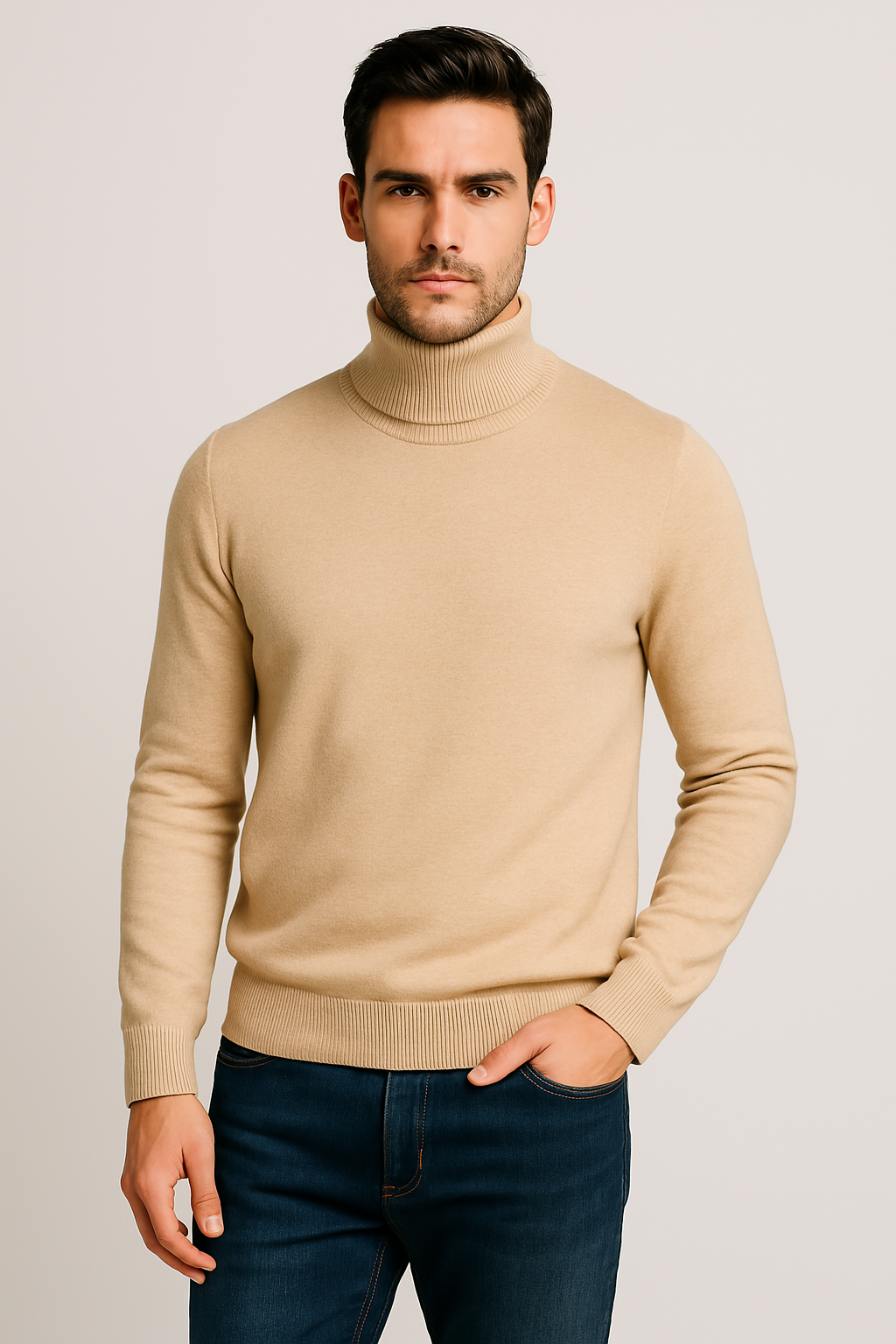 TrendAura | Refined Turtleneck Jumper