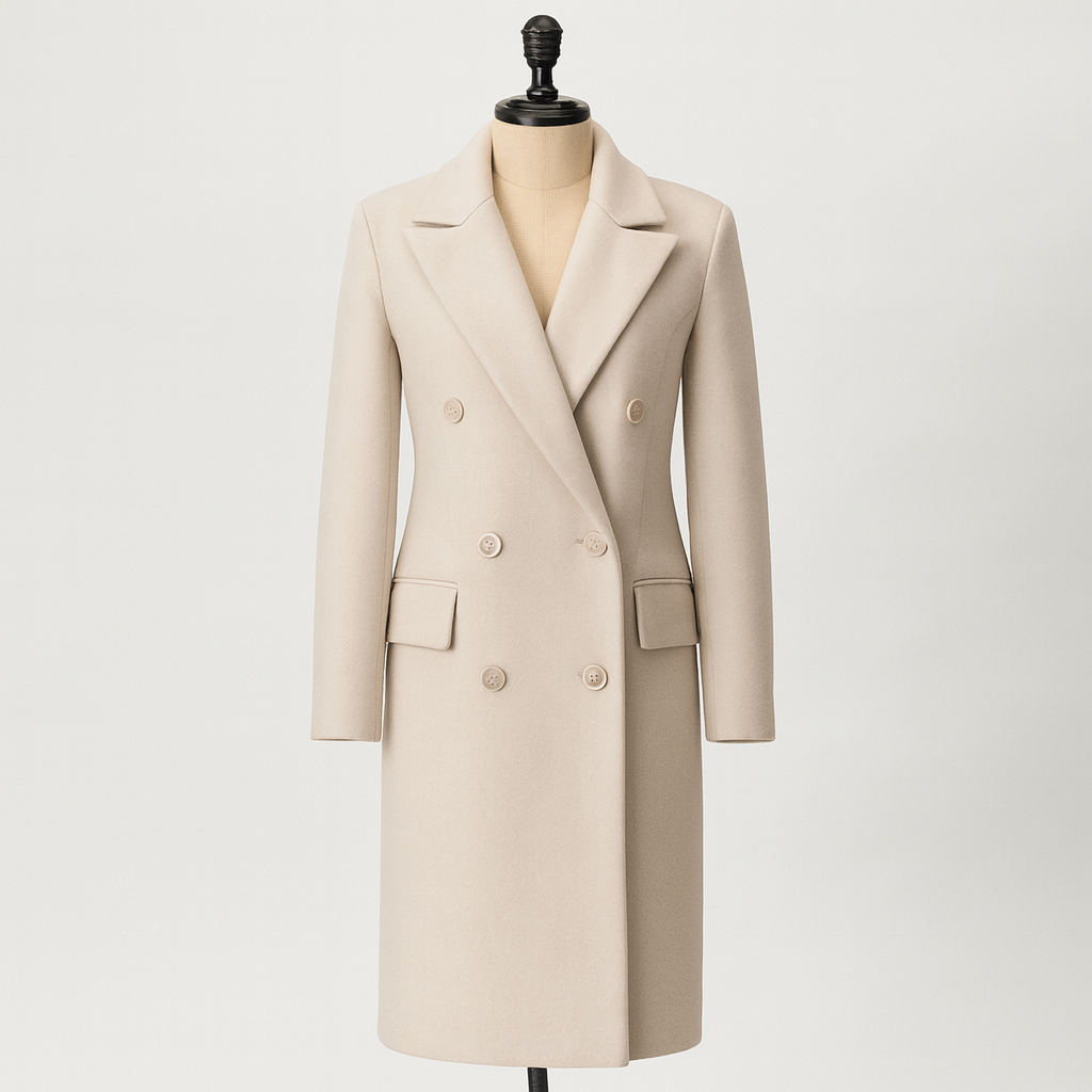 TrendAura | Wool Trench Coat