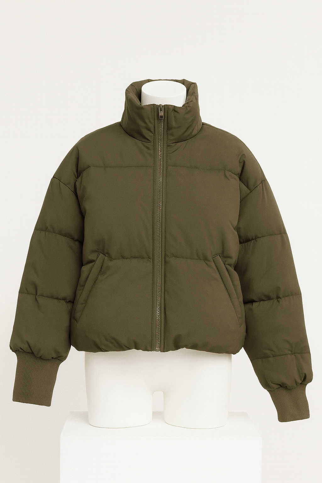 TrendAura | Quilted Puffer Jacket