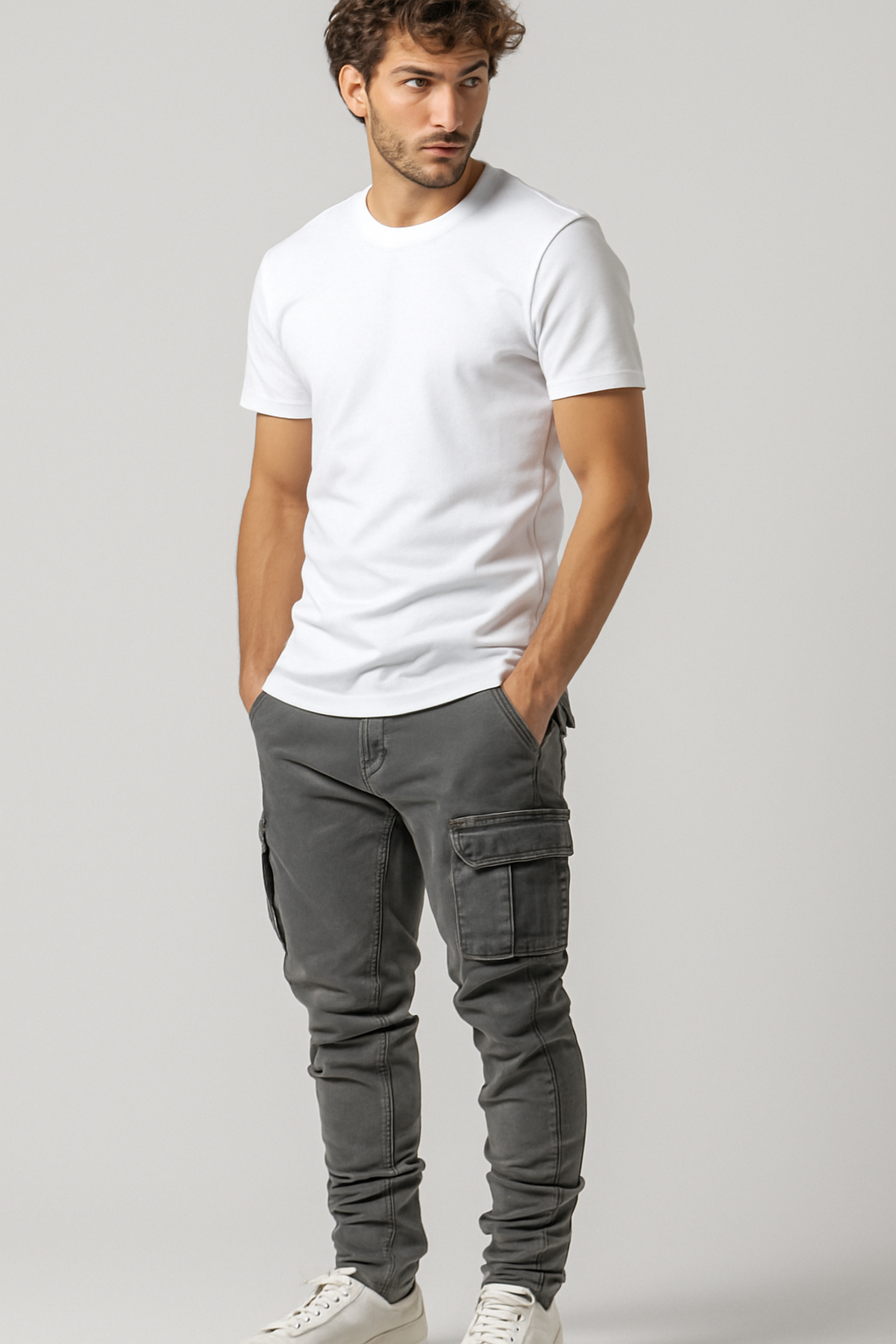 TrendAura | Ultra Stretch Cargo Pants