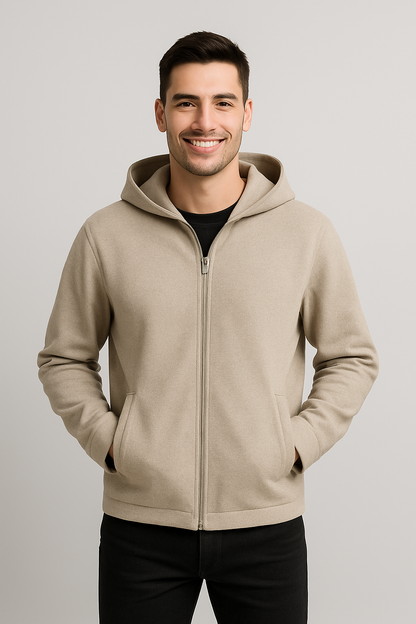 TrendAura | Wool Zip Vest