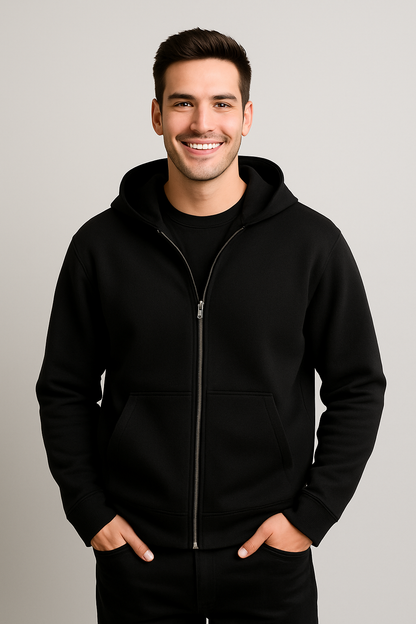 TrendAura | Wool Zip Vest