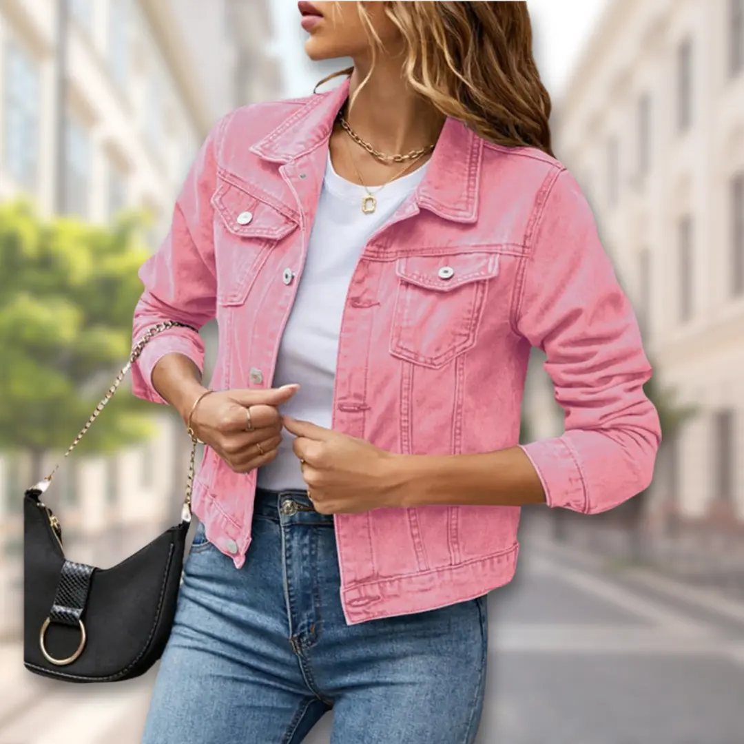 Chic Button-Up Jacket for Women – Effortlessly Stylish & Versatile