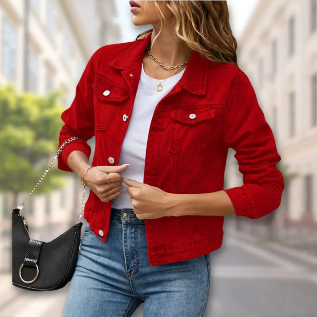 Chic Button-Up Jacket for Women – Effortlessly Stylish & Versatile