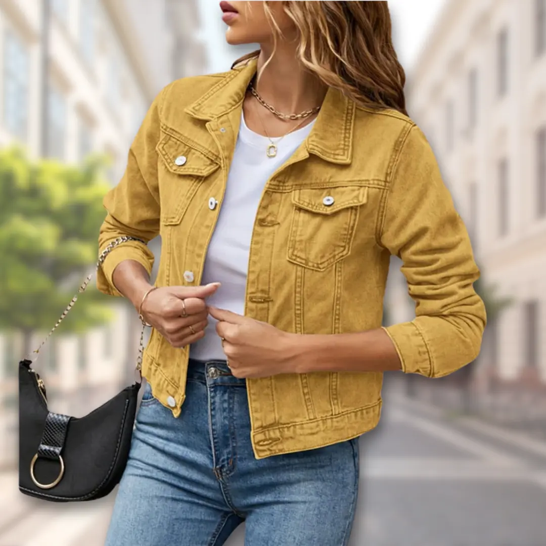 Chic Button-Up Jacket for Women – Effortlessly Stylish & Versatile