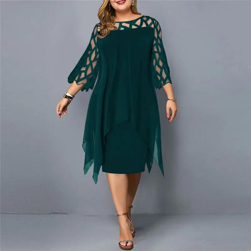 Chic Midi Dress for Women – Elegant & Versatile