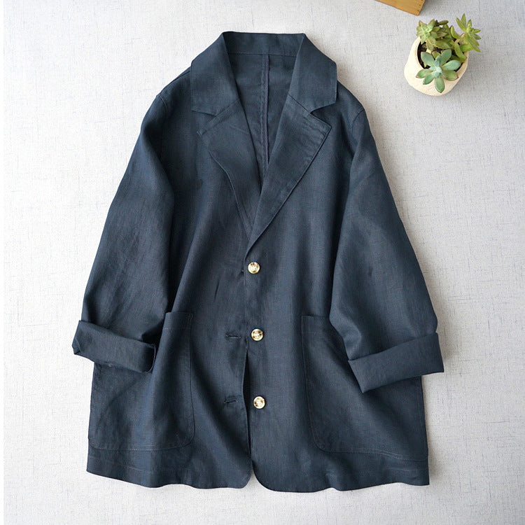 Chloé Montclair Linen Blazer Women Relaxed Fit Breezy Elegance For Effortless Polished Look