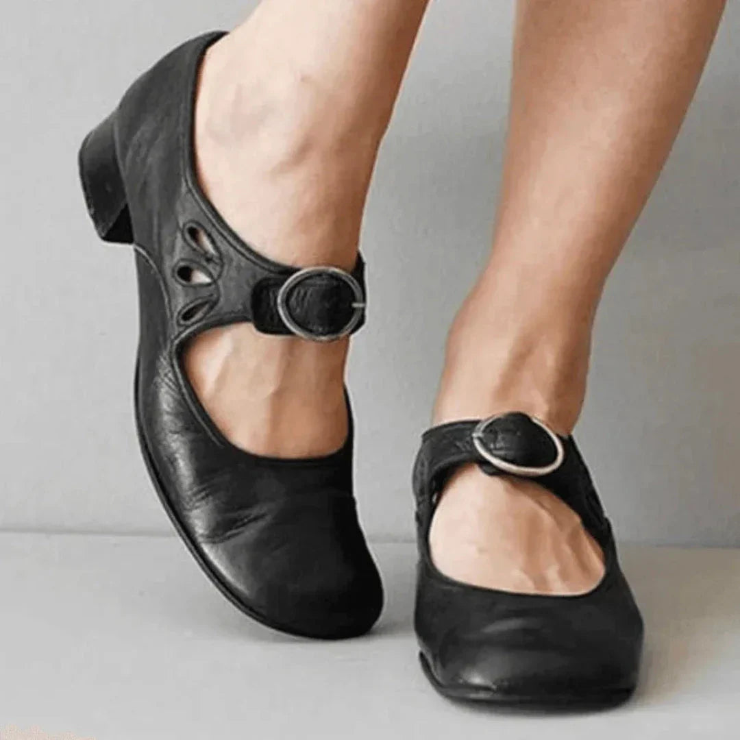 Claire Vintage Buckle Mary Jane