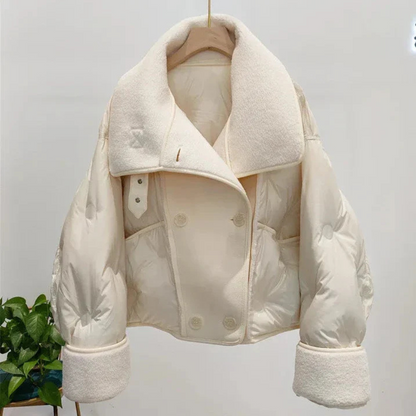 Elegant and warm aviator jacket