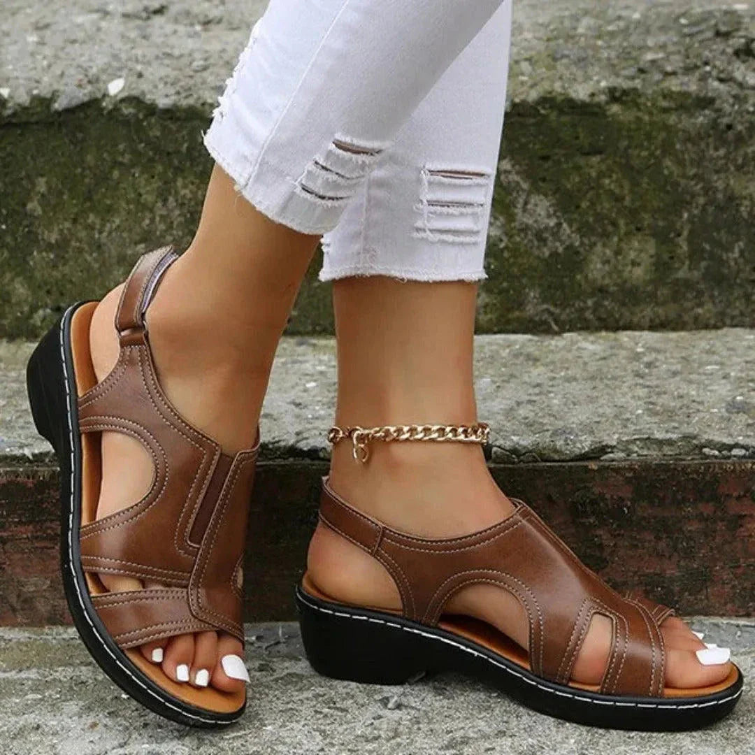 Clara Orthopedic Open-Toe Slingback Sandals
