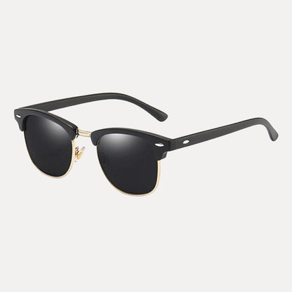 Classic Half-Frame Polarized Sunglasses