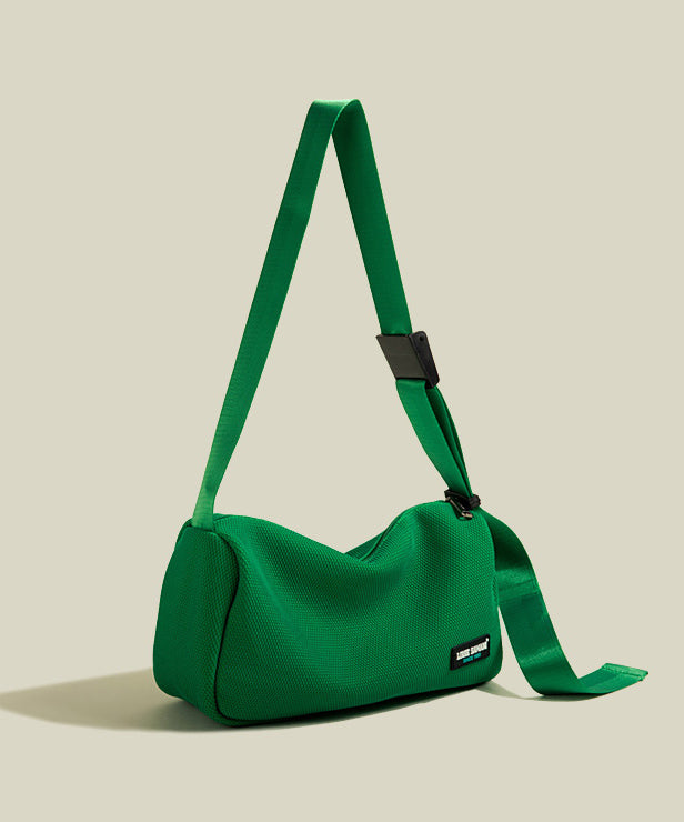 Sac rond en toile solide et durable, vert et élégant - TrendAura