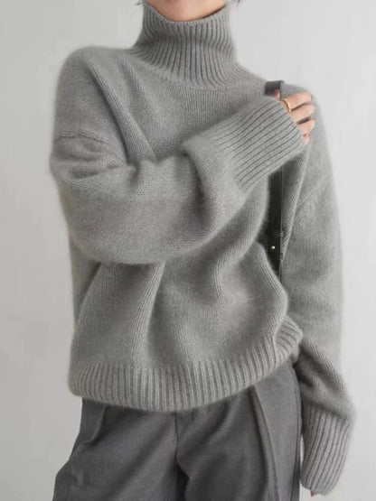 Lin Cashmere Turtleneck Sweater Luxury Warmth For Style Enthusiasts And Elegant Professionals