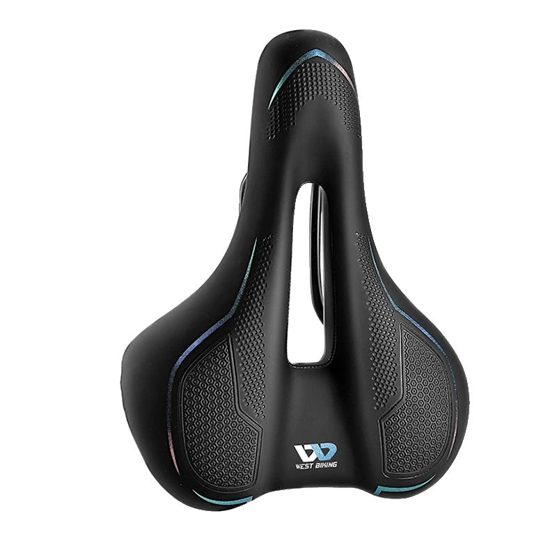 Comfortable bike saddle against saddle pain for road and mountain bikes - Waterproof and ergonomic