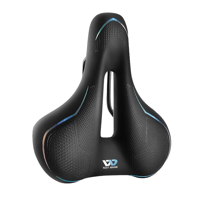 Comfortable bike saddle against saddle pain for road and mountain bikes - Waterproof and ergonomic