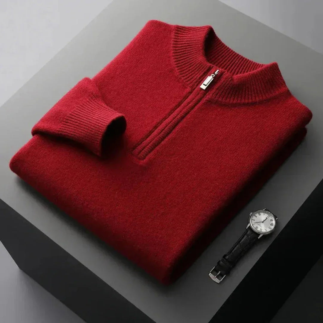 Cooper Half-Zip Wool Sweater