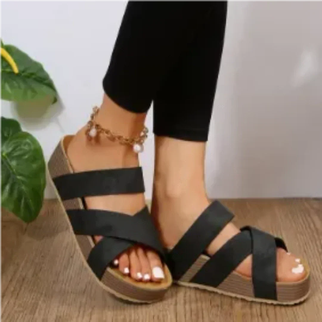 Cora Braided Open-Toe Sandals