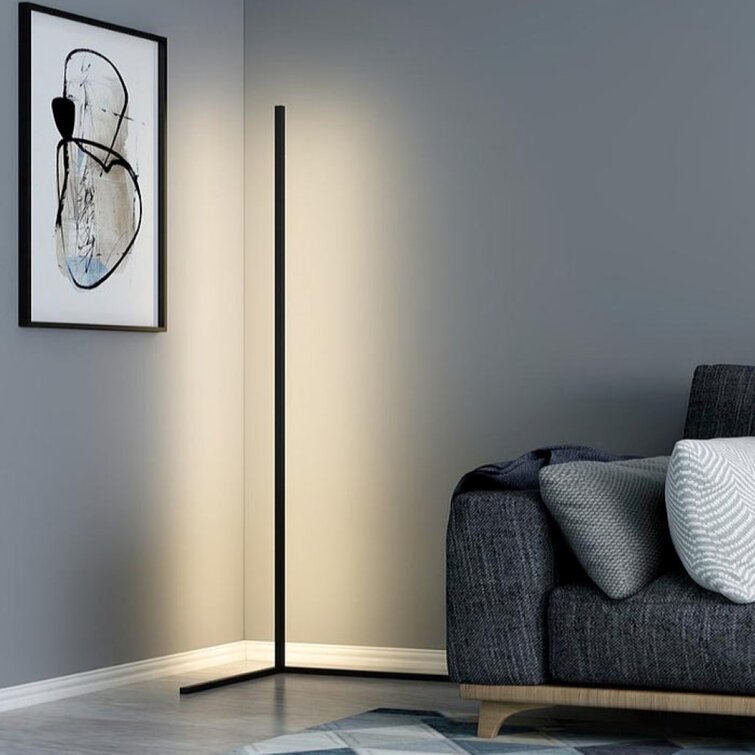 Slim LED corner lamp - Adjustable brightness for the living room or bedroom
