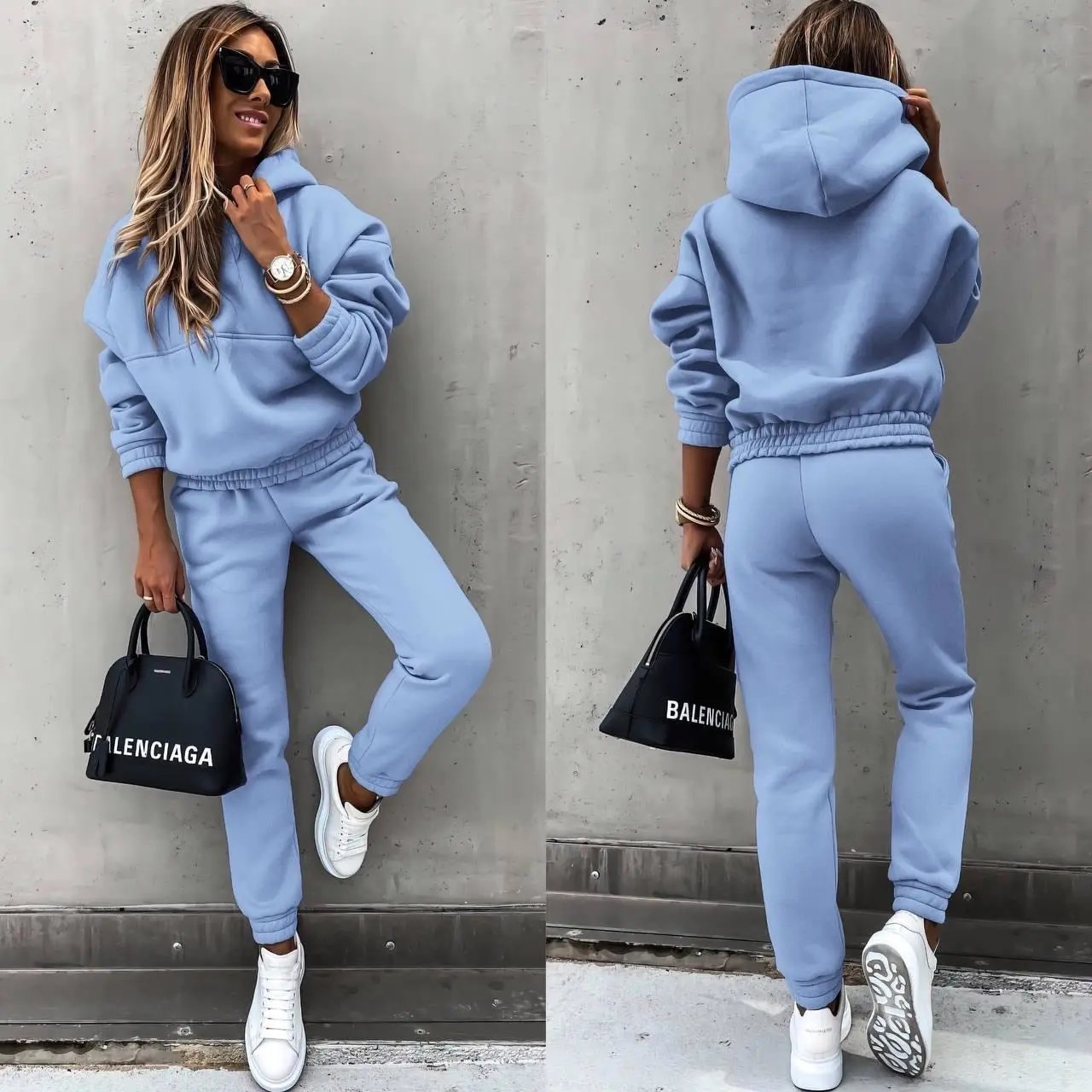 Cozy Hoodie and Jogger Set for Women – Effortless Style & Comfort