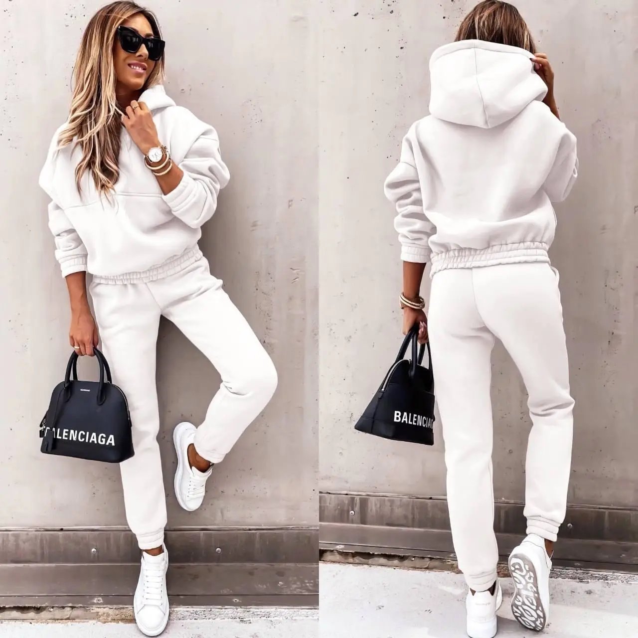 Cozy Hoodie and Jogger Set for Women – Effortless Style & Comfort