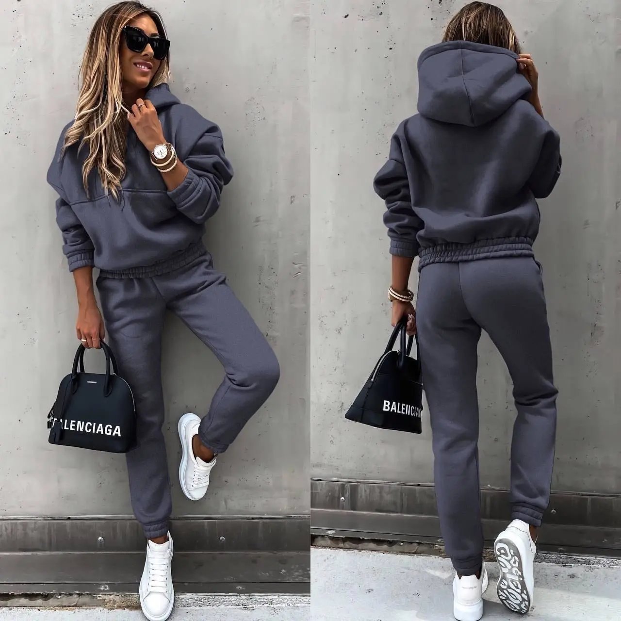 Cozy Hoodie and Jogger Set for Women – Effortless Style & Comfort