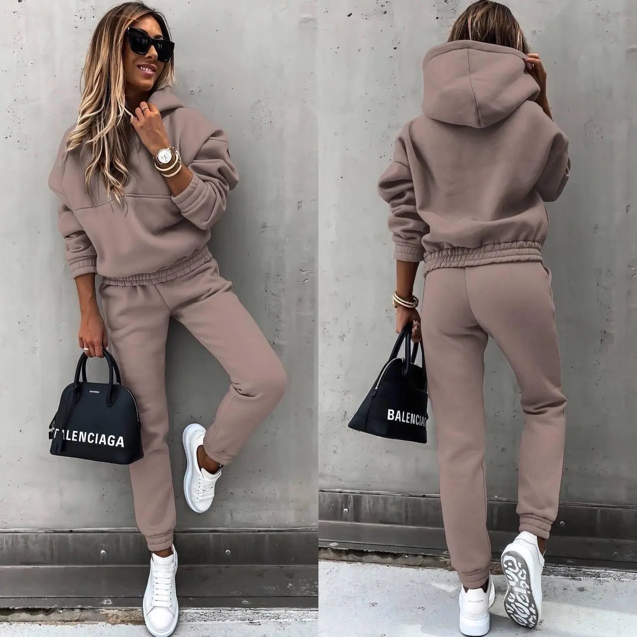 Cozy Hoodie and Jogger Set for Women – Effortless Style & Comfort