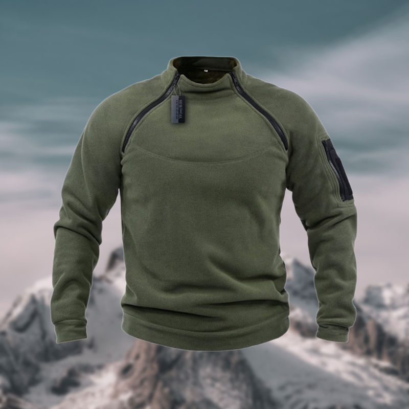 Tactical fleece and windbreaker for men