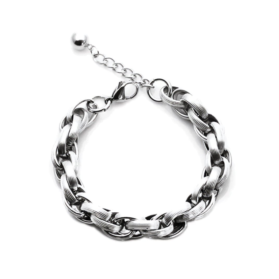 Twisted Titanium Bracelet - TrendAura