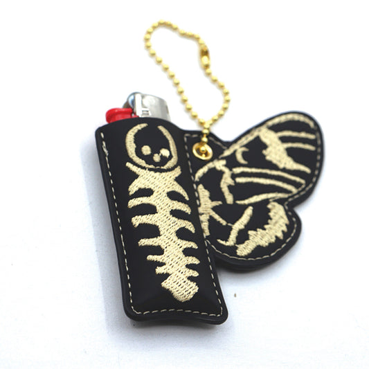 Ghost Moth Lighter Keychain - TrendAura