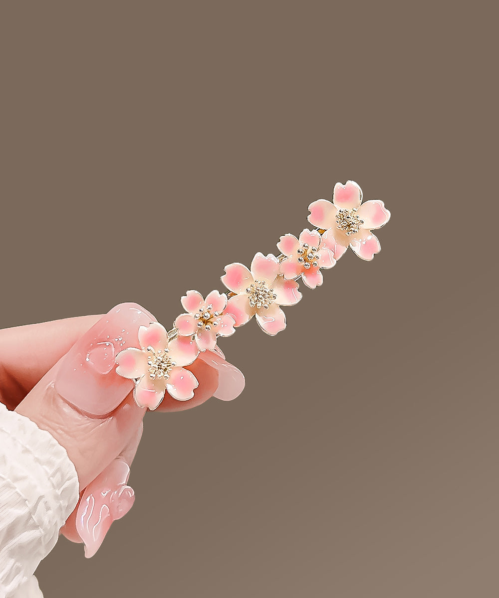 Jolie épingle à cheveux en alliage rose en forme de fleur de cerisier - TrendAura